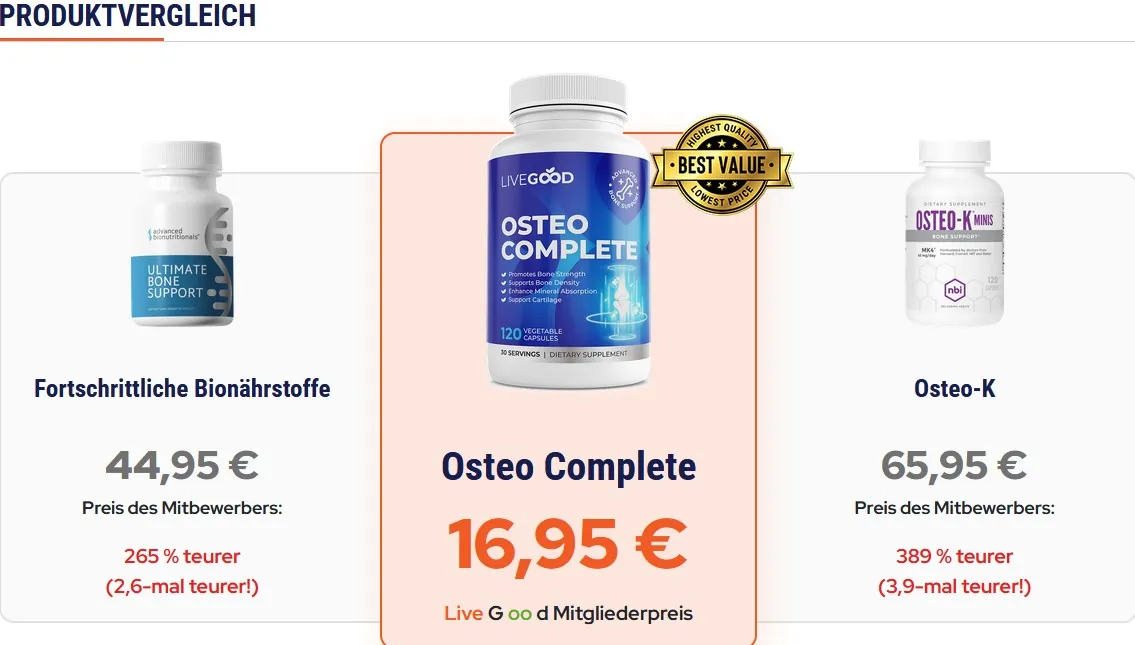 Livegood Osteo Complete Produkt